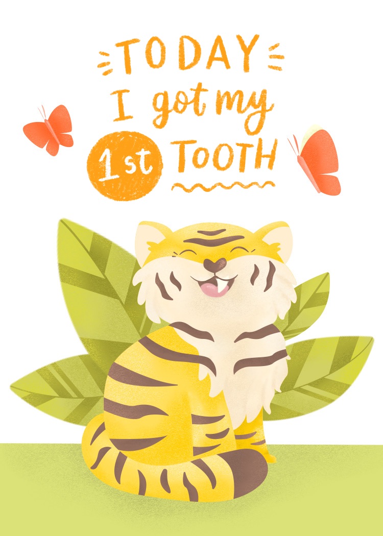 Today I got my first tooth